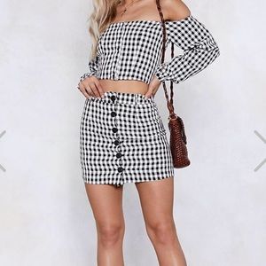 Gingham Two-Piece